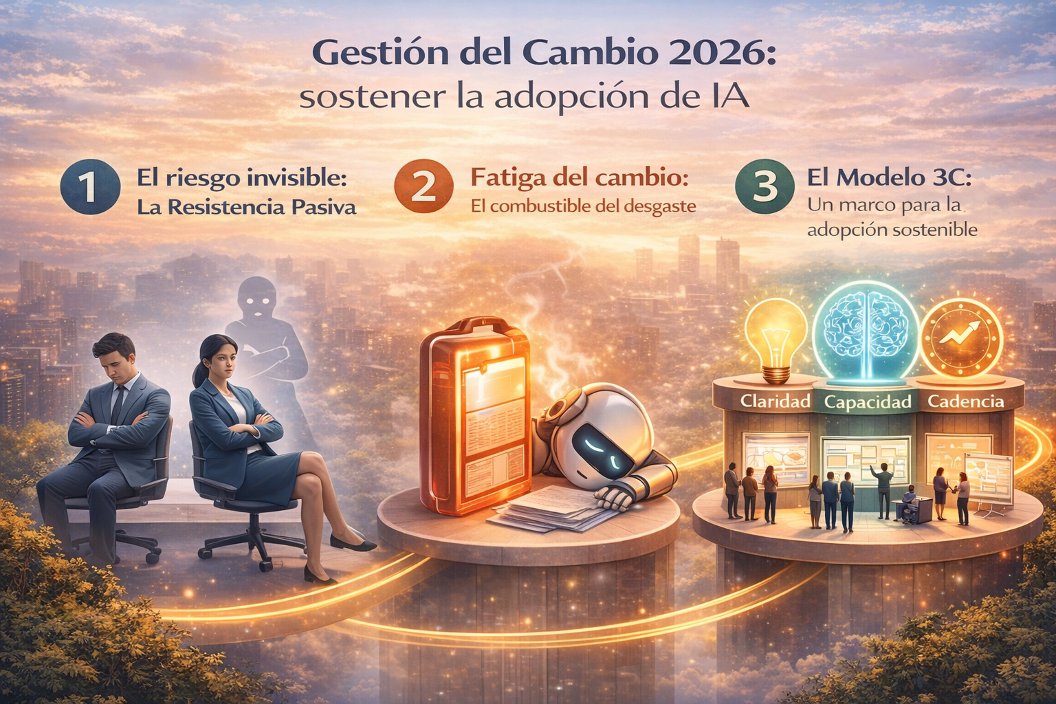 Gestión del cambio en 2026: sostener la adopción de IA
